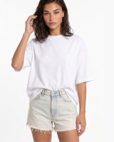 Μπλούζα οversized με τρουακάρ μανίκι off white