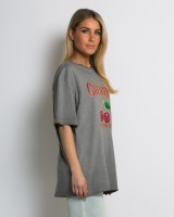 Cherries  Oversized T-Shirt γκρι