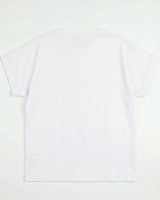 FACE T-Shirt με Graphic Print λευκό