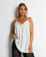 Μπλούζα lingerie εκρού