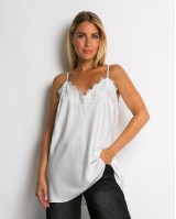 Μπλούζα lingerie εκρού