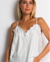 Μπλούζα lingerie εκρού
