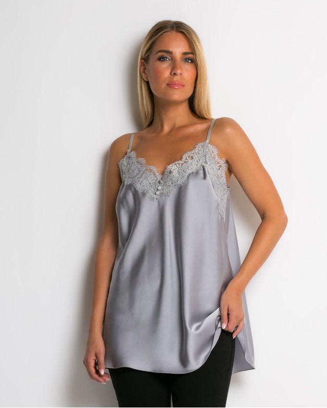 Μπλούζα lingerie silver Μπλούζα lingerie silver