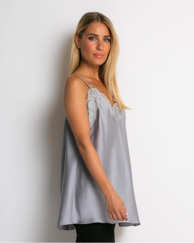 Μπλούζα lingerie silver Μπλούζα lingerie silver