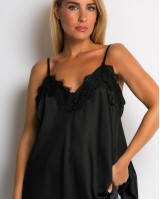 Μπλούζα lingerie μαύρο Μπλούζα lingerie μαύρο