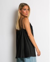 Μπλούζα lingerie μαύρο Μπλούζα lingerie μαύρο