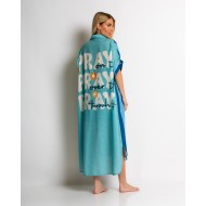 Φόρεμα oversized πολύχρωμο με σχέδια