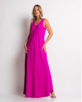 Φόρεμα αμάνικο magenta Φόρεμα αμάνικο magenta