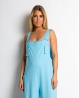 Σαλοπέτα βαμβακερή baby blue Σαλοπέτα βαμβακερή baby blue
