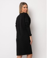 Φόρεμα βαμβακερό oversized μαύρο