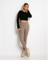 Κολάν ψηλόμεσο με εξωτερικές ραφές πούρο