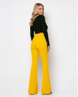 Παντελόνι καμπάνα μουσταρδί