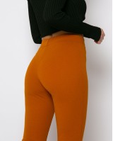 Παντελόνι καμπάνα κανέλα