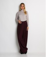 Παντελόνα με κούμπωμα στο πλάι δαμασκηνί