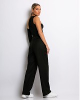 Παντελόνι με πιέτα μαύρο