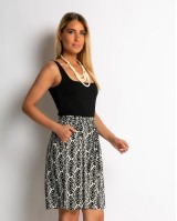 Σορτς με boho print μαύρο Σορτς με boho print μαύρο