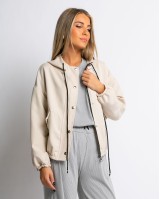 Jacket υφασμάτινο μπεζ Jacket υφασμάτινο μπεζ
