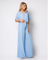 Σετ πουκάμισο με δέσιμο και παντελόνι baby blue