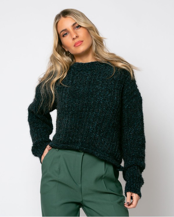 Πλεκτό κοντό σάπιο μήλο