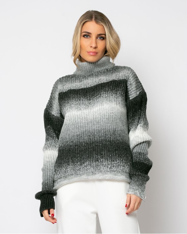 Πλεκτό ζιβάγκο μπορντώ