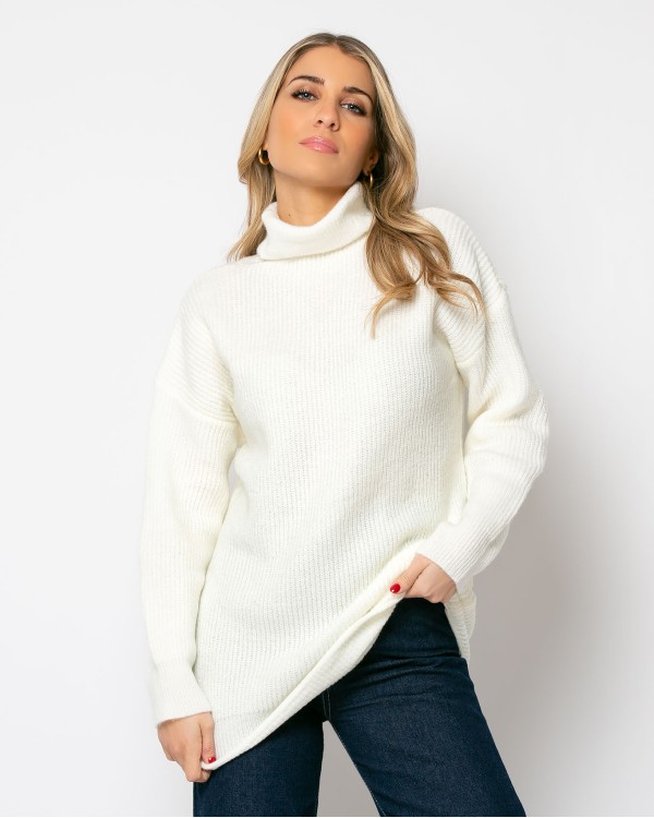 Πλεκτό ζιβάγκο μπορντώ