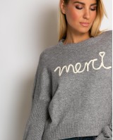 Μπλούζα μακρυμάνικη Merci γκρι