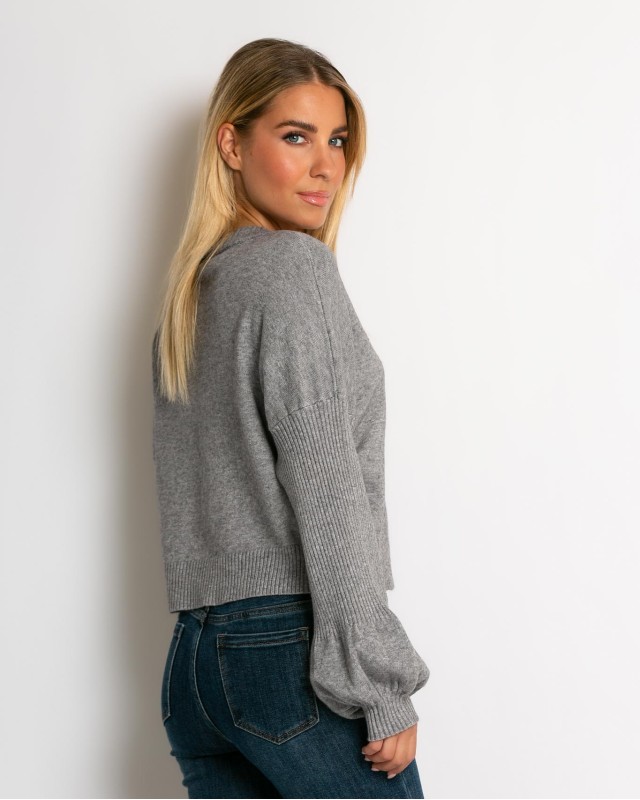 Μπλούζα μακρυμάνικη Merci γκρι