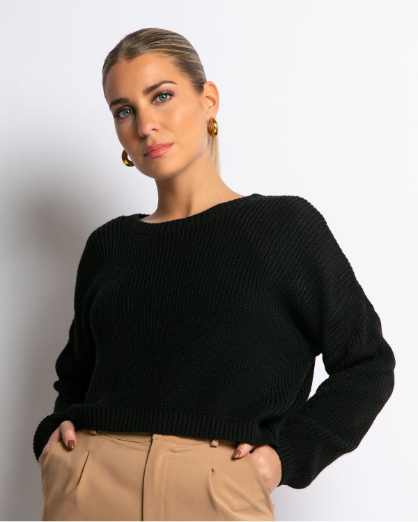 Μπλούζα πλεκτή κάμελ