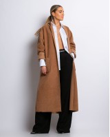 Παλτό μακρύ κάμελ
