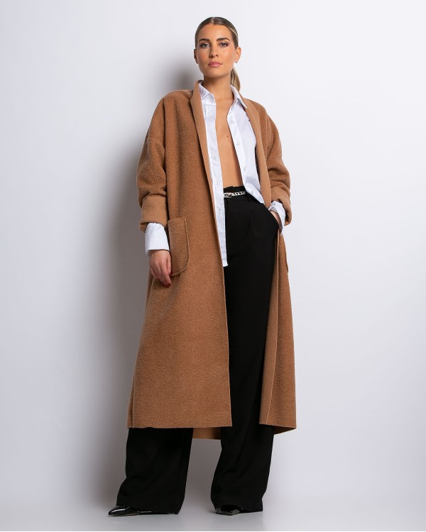 Παλτό μακρύ μπορντώ