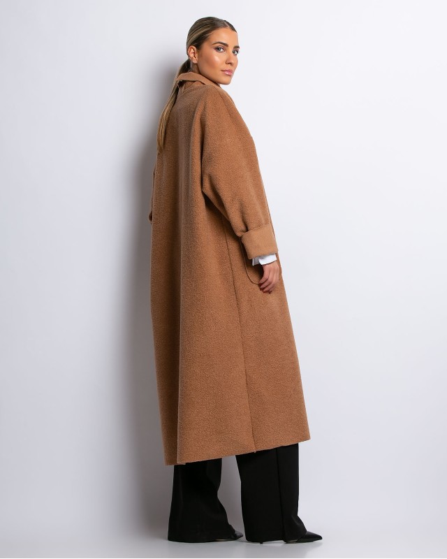 Παλτό μακρύ κάμελ