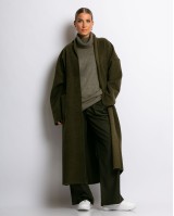 Παλτό μακρύ χακί