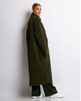 Παλτό μακρύ χακί