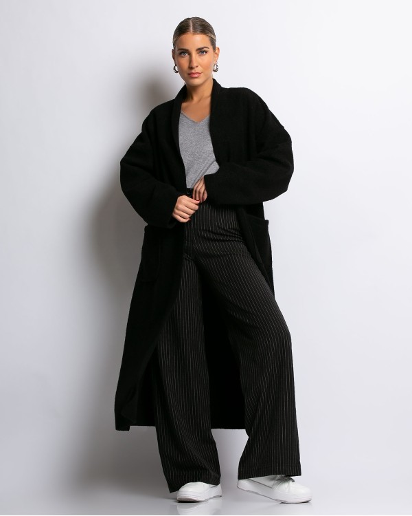 Παλτό μακρύ μπορντώ