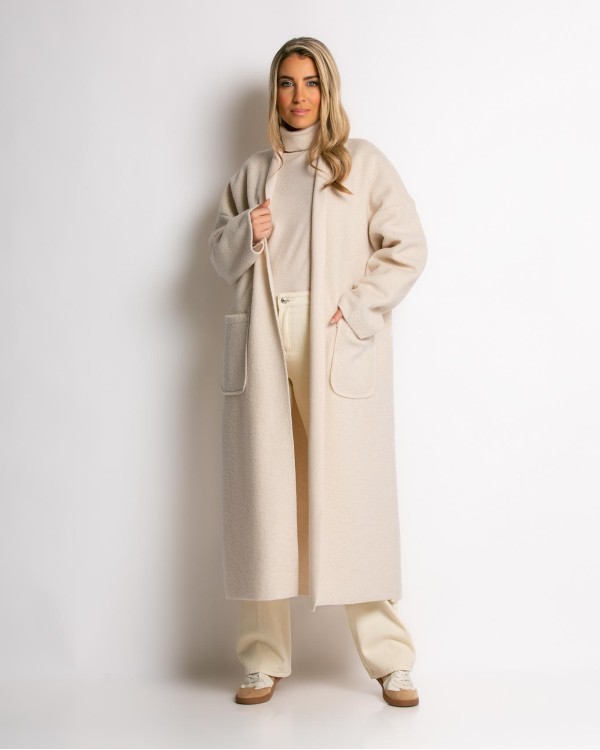 Παλτό μακρύ μπορντώ