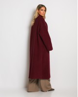 Παλτό μακρύ μπορντώ