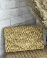 Ψάθινο Clutch ταμπά Ψάθινο Clutch ταμπά