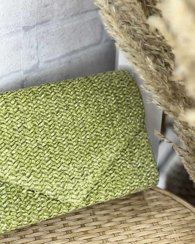 Ψάθινο Clutch λαδί Ψάθινο Clutch λαδί