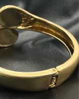 Open Curve Bangle gold