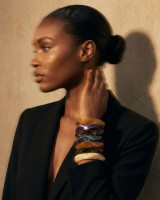Amethyst Swirl Bangle