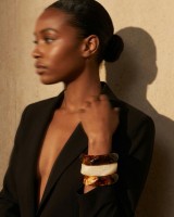 Amber Smoke Bangle