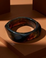 Amber Smoke Bangle
