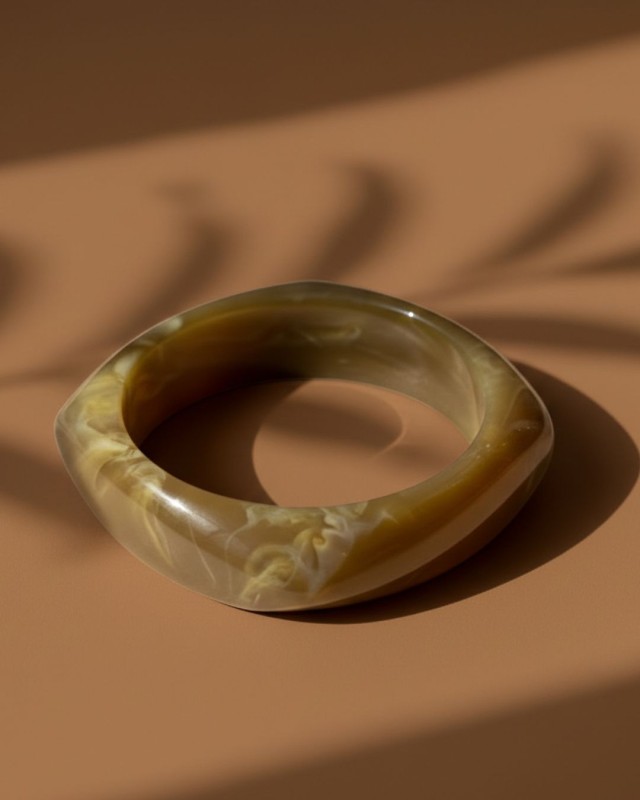 Camel Moss Bangle