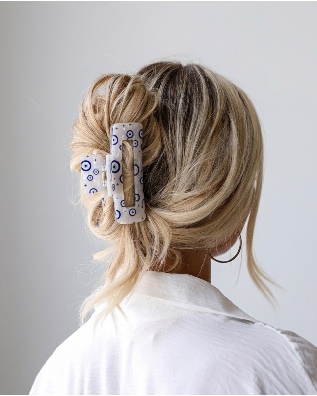 Classic Evil Eye Claw Clip