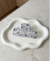 Modern Monochrome Eye Claw Clip