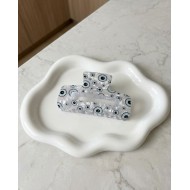 Modern Monochrome Eye Claw Clip