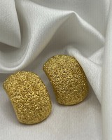 Textured Gold Earrings