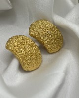 Textured Gold Earrings