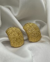 Textured Gold Earrings