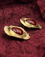 Red Stone Earrings